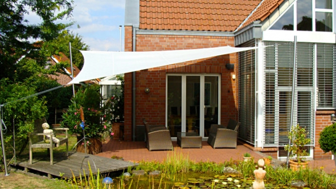 Sonnensegel nach Maß Terrasse