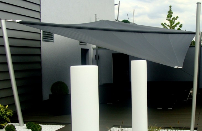 Kamen Sonnensegel Dachterrasse