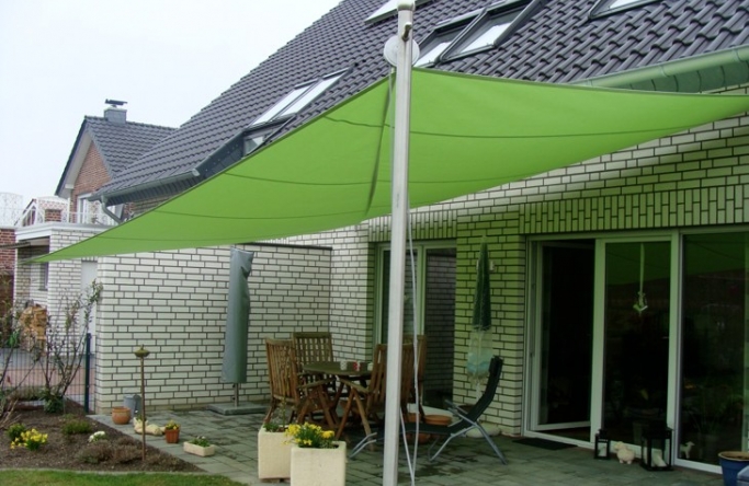Oelde Sonnensegel Terrasse