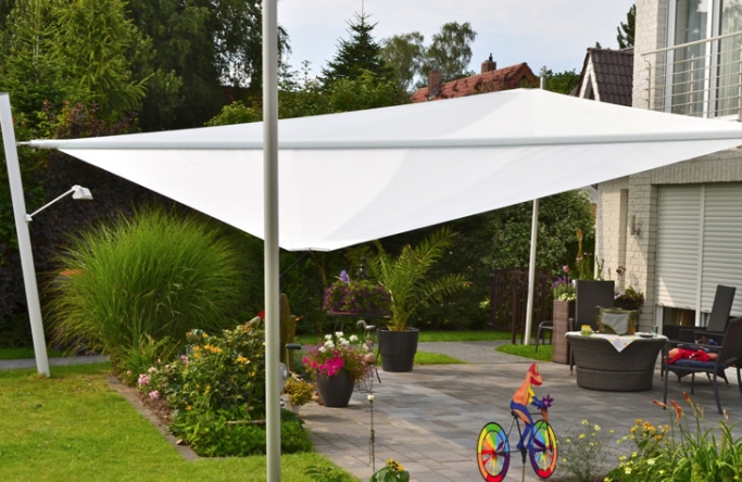 Sonnensegel elektrisch aufrollbar in Papenburg II.