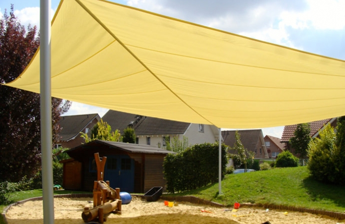 Drensteinfurt - Kita Sonnengel über Sandkasten