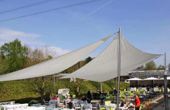 Sonnensegel in Hamburg Sonnensegel für die Gastronomie in Hamburg